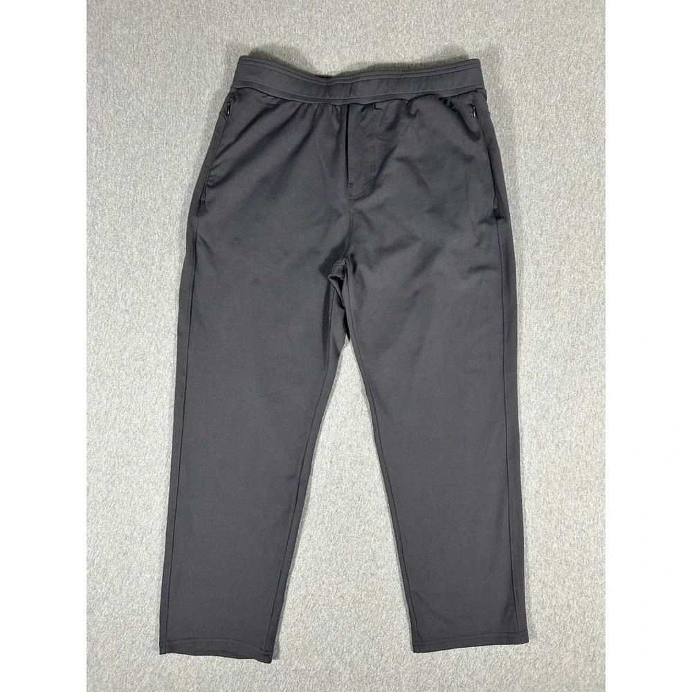Public Rec Daymaker Pants Mens 36x28 Black Zip Pocket Stretch All Day Every Day